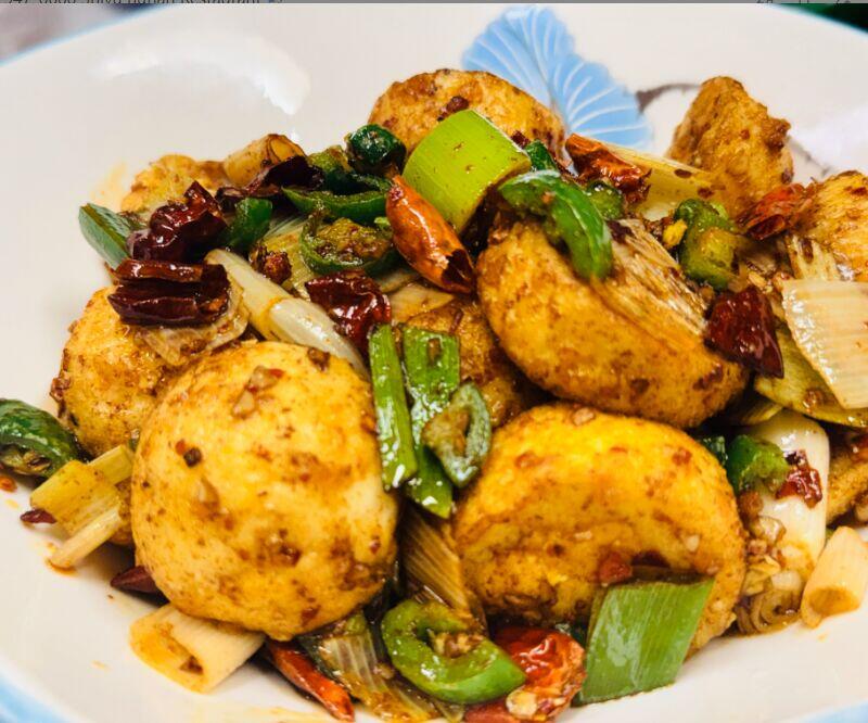 Gold Coin Stir Fried Eggs
