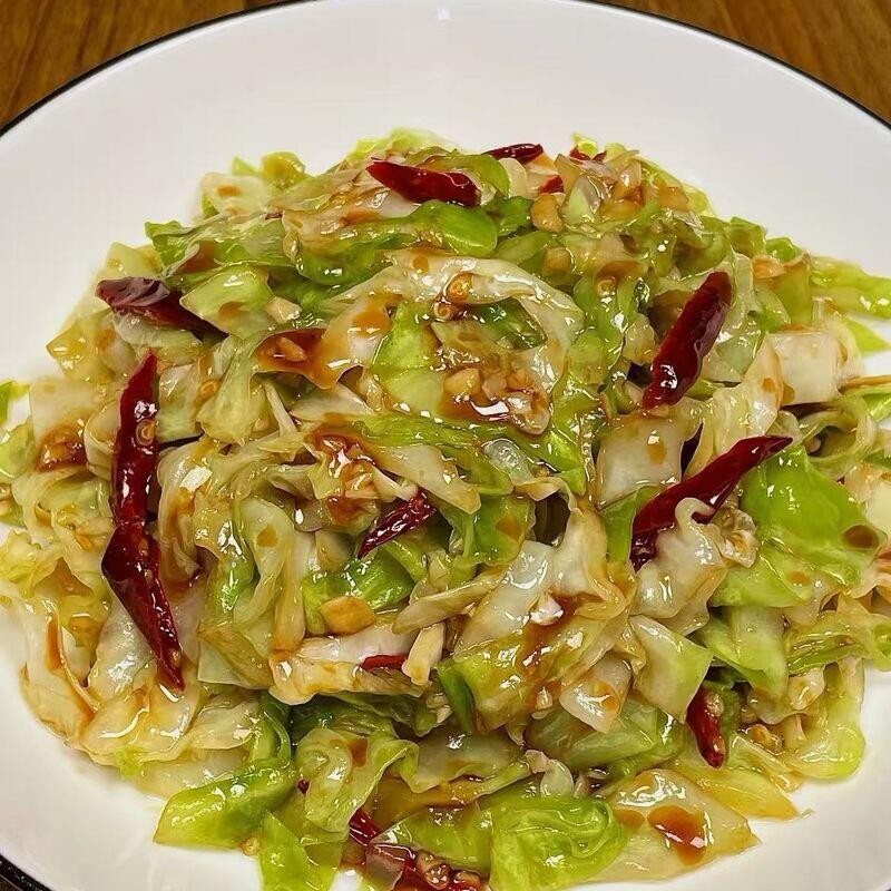 Shredded Cabbage W. Hand-torn
