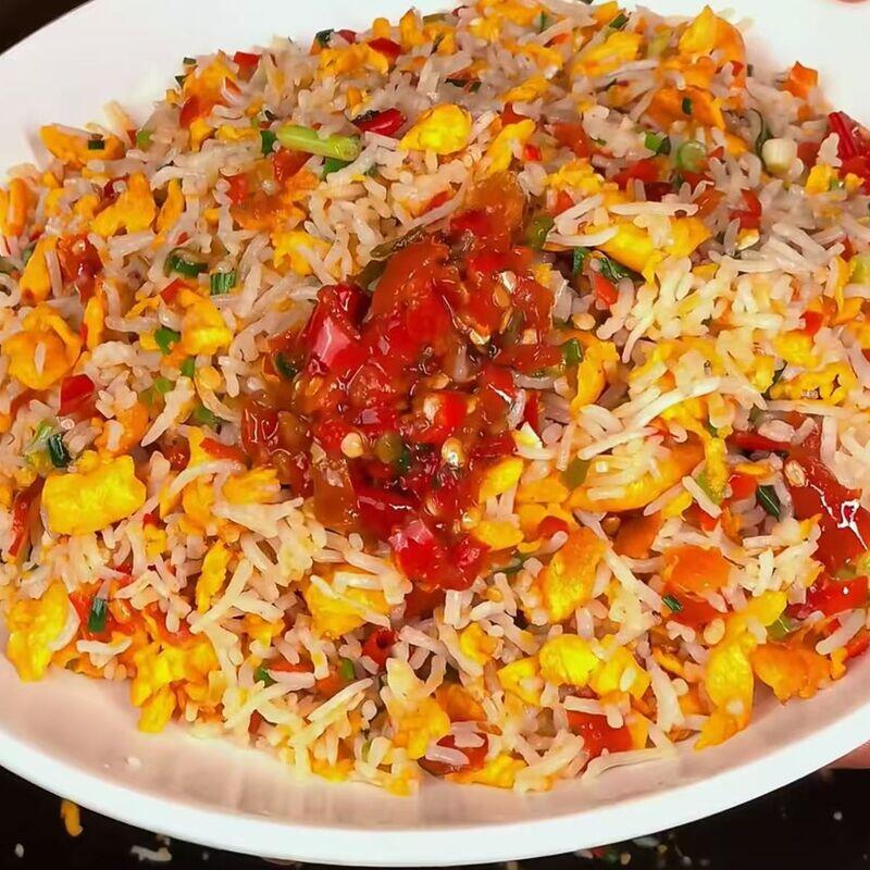 Chopped Chili Egg Fried Rice