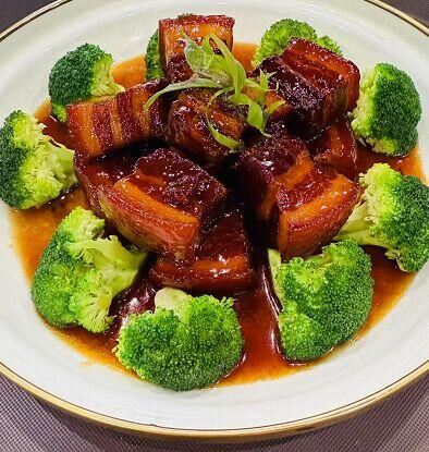 Braised Pork Belly Tower